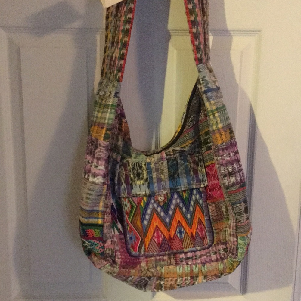Lucia’s Imports Boho Crossbody Tote! NWT! Free Trade!